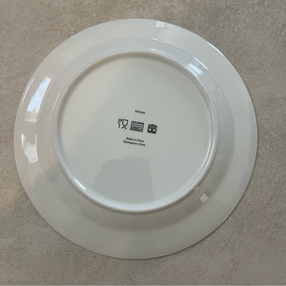 Disney Princess Plate Pink Blue Yellow - Picture 2 of 3